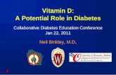 Vitamin D: A Potential Role in Diabetesocdiabetesconference.org/wp-content/uploads/2010/01/... · 2012-02-06 · Vitamin D 2 and D 3 Appear to be Equally Effective in Treating Rickets