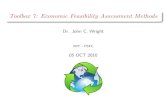 Lecture 8b: Toolbox 7: Economic feasibility assessment …...Formula for Revenue The equivalent sales revenue in 2000 is The PV of the total revenue 24 ()COE(W ec) ()f P e T P R ===()$74.6
