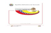 REPUBLICA BOLIVARIANA DE VENEZUELAbvsper.paho.org/texcom/nutricion/segvene.pdf · repÚblica bolivariana de venezuela . informe nacional de seguimiento de la aplicaciÓn . del plan