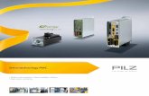 Drive technology PMC - Pilz · Safe drive technology – safe motion – is open for connection to all standard PLC and motion control systems. ... PMC: 10 Servo press Presses with