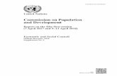 Commission on Population and Development...18-06793 3/19 Summary The fifty-first session of the Commission on Population and Development was held at United Nations Headquarters on