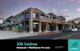 330 S Cedros - Flyer -1-30-20 · “In the 1950’s Cedros Avenue was a collection of dusty industrial buildings on the wrong side of the tracks. Today, however, the area has been