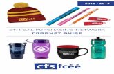 ETHICAL PURCHASING NETWORK PRODUCT GUIDE · ETHICAL PURCHASING NETWORK PRODUCT GUIDE 2018 - 2019. 2 Product information and availability subject to ... shopping bags and laundry bags