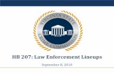 Law Enforcement Lineups - Virginiavscc.virginia.gov/documents/2010/law_lineups.pdf · – §19.2‐390.02 • DCJS to create a sample directive for conducting lineups using the sequential