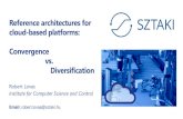 Reference architectures for cloud-based platforms: Convergence … · 2020-06-01 · • Application areas: • Store and process sensor data • Historical analysis, simulations,