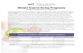 Weight Control During Pregnancy - Amazon S3 Weight Control During Pregnancy Weight Guidelines for Pregnancy