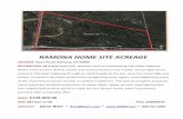 RAMONA HOME SITE ACREAGE - Amazon S3 - 19 acre...Page: 1 of 3 Donn Bree, Ph.D., G.R.I. POB 188 Santa Ysabel, CA 92070 800-371-6669 Donn@Donn.com PROPERTY DESCRIPTION Ramona Home Site