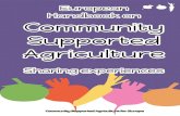 European Handbook on Community Supported …...5 European Handbook on Community Supported Agriculture Sharing Experiences Published as part of the Community Supported Agriculture for