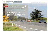 Help us get it right - NZ Transport Agency · 2018-10-25 · Help us get it right. Let us know what you think about this option and if you think we have missed anything important.