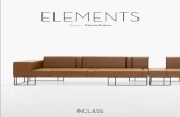 ELEMENTS - INCLASS Design · Ramón Esteve Designed by the architect Ramón Esteve, ELEMENTS is a collection of sofas and occasional tables which make a statement with an effect of