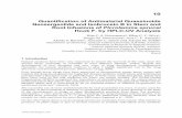 Quantification of Antimalarial Quassinoids Root Infusions ... · isolated from Artemisia annua L., a plant from the traditional Chinese medicine used as remedy for chills and fever