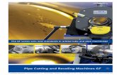 Pipe Cutting and Beveling Machines GF · GF Pipe Cutting and Beveling Machines • Square, burr-free and cold machining process • Deformation-free clamping system for tubes and