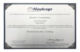 Home - Boston Centerless · Boston Centerless 11 Presidential Way Woburn, MA 01801 United States This certificate demonstrates conformance and recognition of accreditation for specific