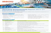 Demand Assessment Report Final · Demand Assessment Report 2017-27 Electrical Equipment IEEMA is undertaking a detailed Demand Assessment study for different industry segments for