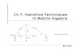 Ch 7. Iterative Techniques in Matrix Algebrakucg.korea.ac.kr/education/2005/CSE530/notes/chapter07.pdf · Department of Mathematics The conjugate gradient Method • To solve nn×