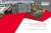 Flats South Innovation District W. 3rd & Stones Levee · W. 3rd & Stones Levee Cleveland, Ohio 44113 Properties Available ADDRESS. SQUARE FOOT: LEASE RATE 401 Stones Levee: 36,352