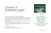 Chapter 3 Transport Layer - University of Washingtoncourses.washington.edu/ee461/handouts/chapter3.pdf · Transport Layer 3-7 Chapter 3 outline 3.1 transport-layer services 3.2 multiplexing