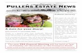 FULLY ILLUSTRATED Pullens Estate News … · Pullens Estate News“ t FULLY ILLUSTRATED : The next TRA General Meeting will be held at 7pm on Tuesday 15th November at 184 Crampton