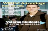 WRIISC Advantage, Spring 2010, A National Newsletter for ... · ease transition from service to study. OCP also aims to de ... map,’ which included tips on exercise including aqua