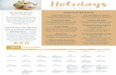 Holiday Newsletter 2017 - Hilton · Sunday, December 24th 9am - 11am Located in Acqua California Bistro. Christmas Eve Dinner at Acqua Sunday, December 24th 5:30pm - 10pm ... Holiday
