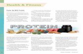 Health & Fitness · Make sure your whey protein pow - der isn’t loaded with a bunch of differ-ent sweeteners such as sucralose, dex - trose or maltodextrin. Instead go for unsweetened