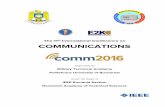 The 11th International Conference on COMMUNICATIONS · Under the Aegis of . IEEE Romania Section . Romanian Academy of Technical Sciences . Conference Chairs . Ioan NICOLAESCU . Military