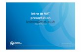 Intro to VAT presentation.ppt - University of Worcester · Microsoft PowerPoint - Intro to VAT presentation.ppt [Compatibility Mode] Author: wilj7 Created Date: 20200304095227Z ...