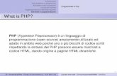 What is PHP? - Unicalbria/InformaticaCeDAMS2011-12/... · 2012-01-08 · Programmare in Php What is PHP? PHP (Hypertext Preprocessor) è un linguaggio di programmazione (open source)