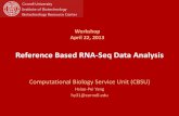 Reference Based RNA-Seq Data Analysis - Cornell …cbsu.tc.cornell.edu/lab/doc/RNASeq_workshop_2013_April.pdf2013/04/22  · Reference Based RNA-Seq Data Analysis Computational Biology