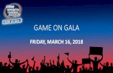 GAME ON GALA - The Children's Museum of Indianapolis · 2. VIP access 3. Half-page ad in the Gala event program 4. VIP Sponsor recognition in the event program 5. Recognition on VIP