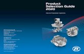Product Selection Guide 2020 - ZF Friedrichshafen · This selection guide is intended to help the reader select an then “Service Network for marine” to get a map with the appropriate