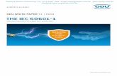 ODU WHITE PAPER 11 | 2018 THE IEC 60601-1€¦ · shock, the basic resistance against thermal and mechanical stress as well as the risk management. The IEC 60601-1 obligates manufacturers