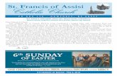 St. Francis of Assisi Catholic Church · 5/6/2018  · baptized on April 29, 2018; and Kolton John Janata, son of Jason & Stacey Janata, was born January 26, 2018, and baptized on