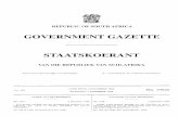 GOVERNMENT GAZETTE STAATSKOERANT · postal service, by providing an acceptable level of effective and regular postal services to all areas including rural areas and small towns where