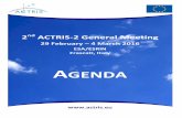 ACTRIS-2 GA2 Frascati2016 detailed draft agenda 2016-02-19 ...2nd!ACTRIS+2!General!Meeting!! 29February–!4March2016! ESA/ESRIN! Frascati,!Italy!!! AGENDA! !!!!!