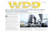 Remote Sensing with WirelessHART Process Transmitters · Each WirelessHART network (Figure 2) includes two main elements: 1. Multiple wireless field devices connected to process or