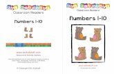 Classroom Readers Numbers 1-10 · Numbers 1-10  Visit  for more classroom readers as well as Lesson Plans, Worksheets, Flashcards, Craft Sheets, ... 1/30/2014 9:04:56 AM ...