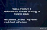 Wireless (In)Security & Wireless Intrusion Prevention ... WIPS WiFi Knowledge Summit BLR.pdf · kiran.deshpande-ext@arista.com. Title: Enterprise - Universal Cloud Network Architecture