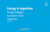 Energy Dialogue European Union Argentina · Energy in Argentina Energy Dialogue European Union Argentina. Facts & Figures ... ** Other renewables energies includes firewood, ... Renewable