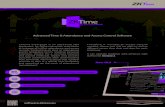 Advanced Time & Attendance and Access Control Software · Advanced Time & Attendance and Access Control Software ZKTime Enterprise is an advanced T&A application for ZKTeco terminals
