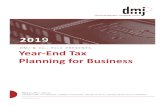 DMJ & Co., PLLC presents Year-End Tax Planning Strategies for …€¦ · DMJ & Co., PLLC | dmj.com Member of CPAmerica Inc. 2 November 28, 2019 Dear Clients and Friends: In case