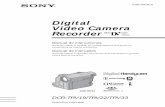 Digital Video Camera Recorder - docs.sony.com2 Español ¡Bienvenido! Gracias por su compra de esta Sony Handycam. Con su Handycam, podrá capturar ... Funciones para crear imágenes