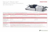 Xerox AltaLink Multifunction Printers · 2020-07-09 · Xerox® AltaLink® Multifunction Printers B8145/B8155/B8170 AltaLink® B8100 Series Multifunction Printers are built on Xerox®