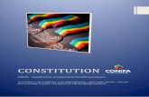 CONSTITUTION - CONIFA€¦ · CONSTITUTION CONIFA – Confederation of Independent Football Associations In accordance to the Swedish Law, a non-profit organization, registry number