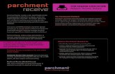 FOR HIGHER EDUCATION - exchange.parchment.comexchange.parchment.com/wp-content/uploads/Parchment-Receive.pdfThe Parchment Platform Parchment is the leading transcript exchange and