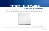 TL-WA5210G 2.4GHz High Power Wireless Outdoor …...Thank you for choosing TL-WA5210G 2.4GHz High Power Wireless Outdoor CPE 1.1 Overview of the Product The TL-WA5210G 2.4GHz High