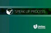 Speak Up Process | Unitec and you should Speak Up. If youâ€™re not sure, you can still Speak Up to get