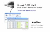 Smart GSM NMS Smart GSM NMS Smart Network Management System Smart GSM NMS Overview. 2 Contents ... – Performance History & Monitoring • Notification Management • Fault Statistics