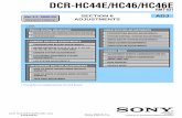 DCR-HC44E/HC46/HC46E · Lens device LCD block LCD901 EVF block LCD902 Mechanism deck (Note 1) Mechanism deck M901 Mechanism deck MD block CD-633 board IC201 LB-123 board D302 PD-283