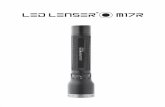 LED LENSER®˚ M17R · 7.5 Light Program Defence The Light Mode Defence is the one on the extreme right on the selection ring; it can be selected by turning the selection ring completely